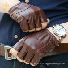 Mode fingerlose Lederhandschuhe für Herren